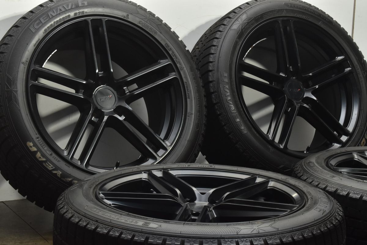 交換用に TSW Chapelle 18 in 8 5 J 30 PCD 114 3 グッドイヤー アイスナビ6 235 50 R フォード マスタング カスタム用に