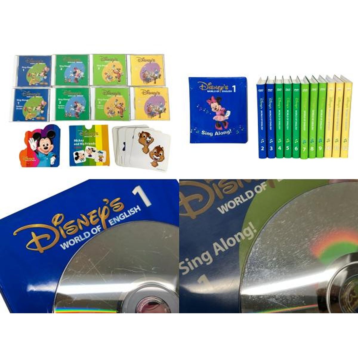 【人気教材！】2012年購入！ディズニー英語システム　シングアロングセット ディズニー英語システムシングアロングセット