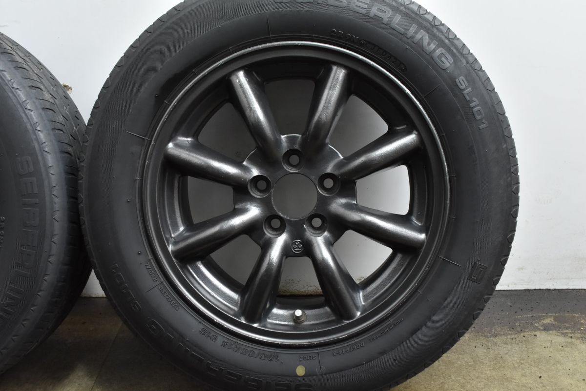  良好 RSワタナベ エイトスポーク F 8 15 in 6 5 J 50 PCD 100 セイバーリングSL 101 195 65 R インプレッサWRX レガシィ セリカ プリウス 15インチ タイヤ ホイールセット