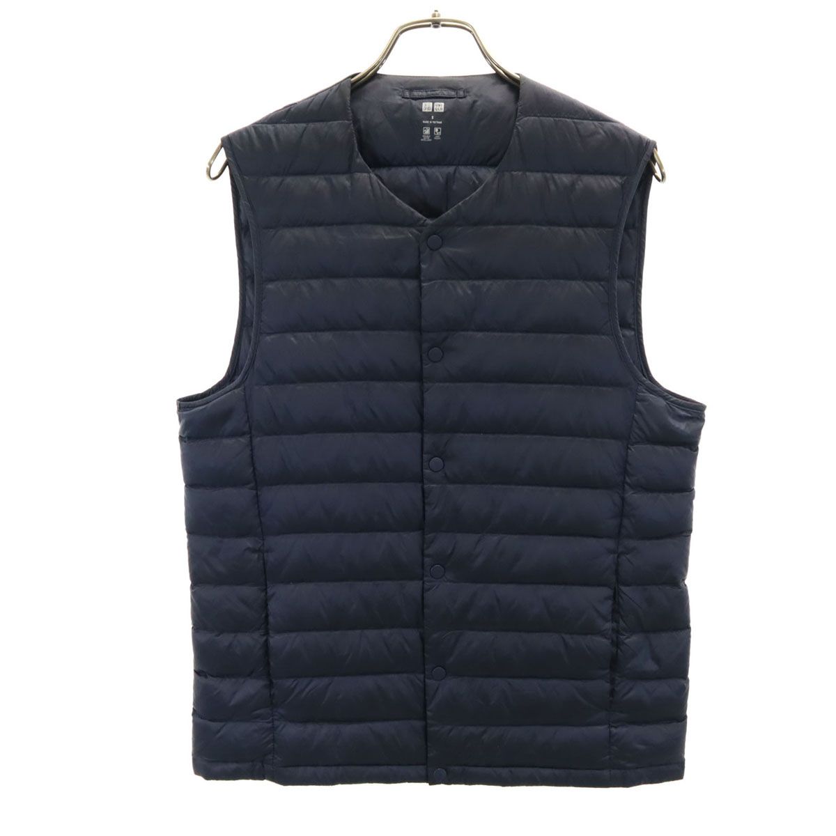 美品✨  ダウンベスト ネイビー　Sサイズ　メンズ UNIQLO ユニクロ ダウンベスト S ネイビー メンズ 古着 - メルカリ