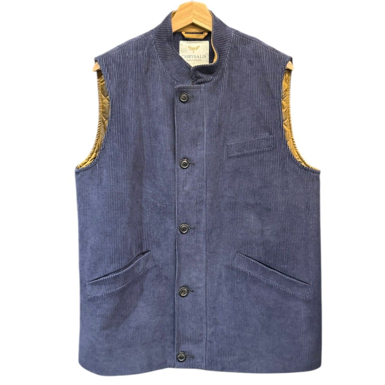 メンズ CHRYSALIS クリサリス BODMIN GILET コーデュロイベスト 40