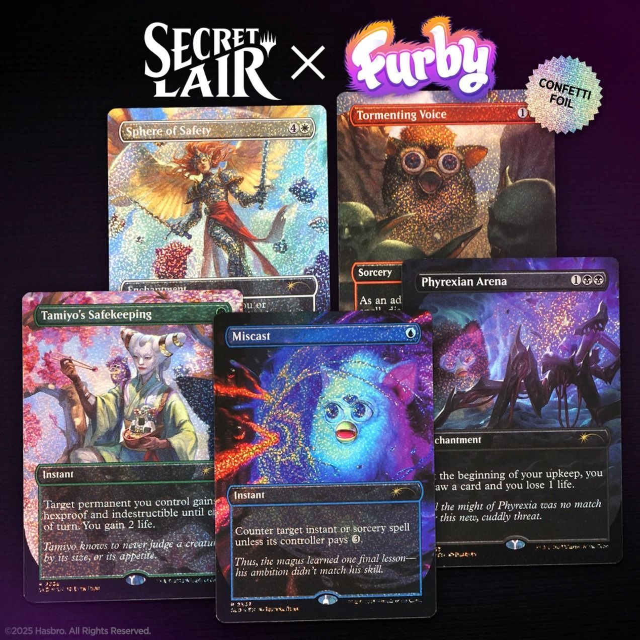 Secret Lair x Furby Furbys The Gathering Confetti Foil Edition​