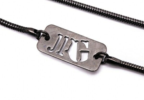 ジャンポールゴルチエJPG ロゴプレートメガネチェーン 黒 - メルカリ