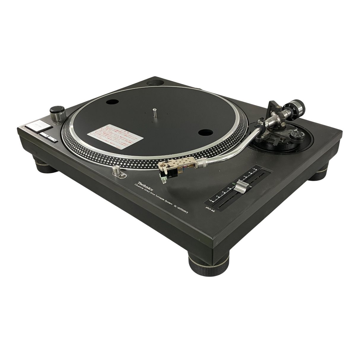 Technics SL-1200MK3-K ターンテーブル SHURE M44G カートリッジ付属