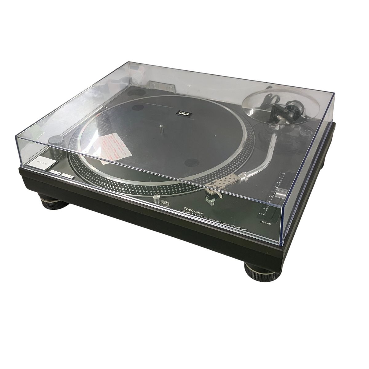Technics SL-1200MK3-K ターンテーブル SHURE M44G カートリッジ付属
