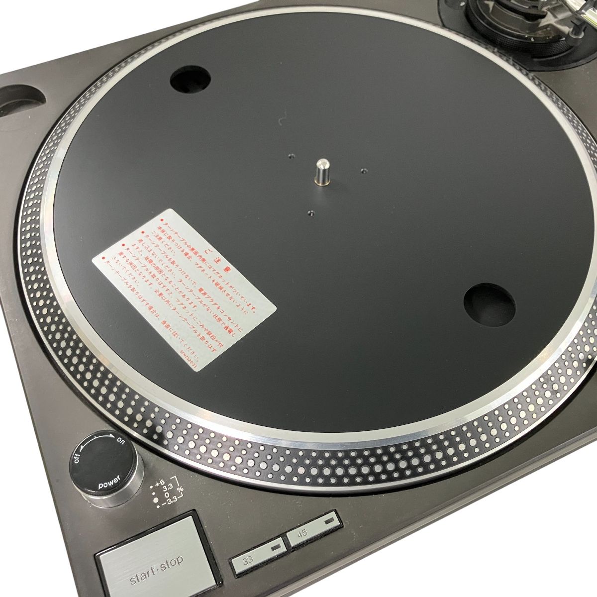 Technics SL-1200MK3-K ターンテーブル SHURE M44G カートリッジ付属