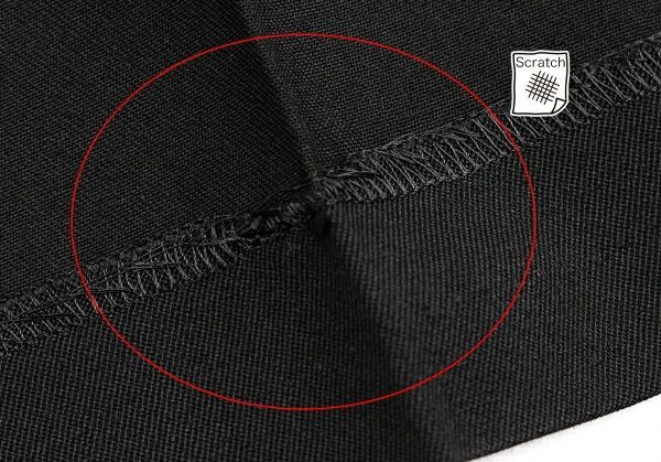 GARCONS ウールギャバフロントリボンデザインプリーツ切替ノースリーブワンピース