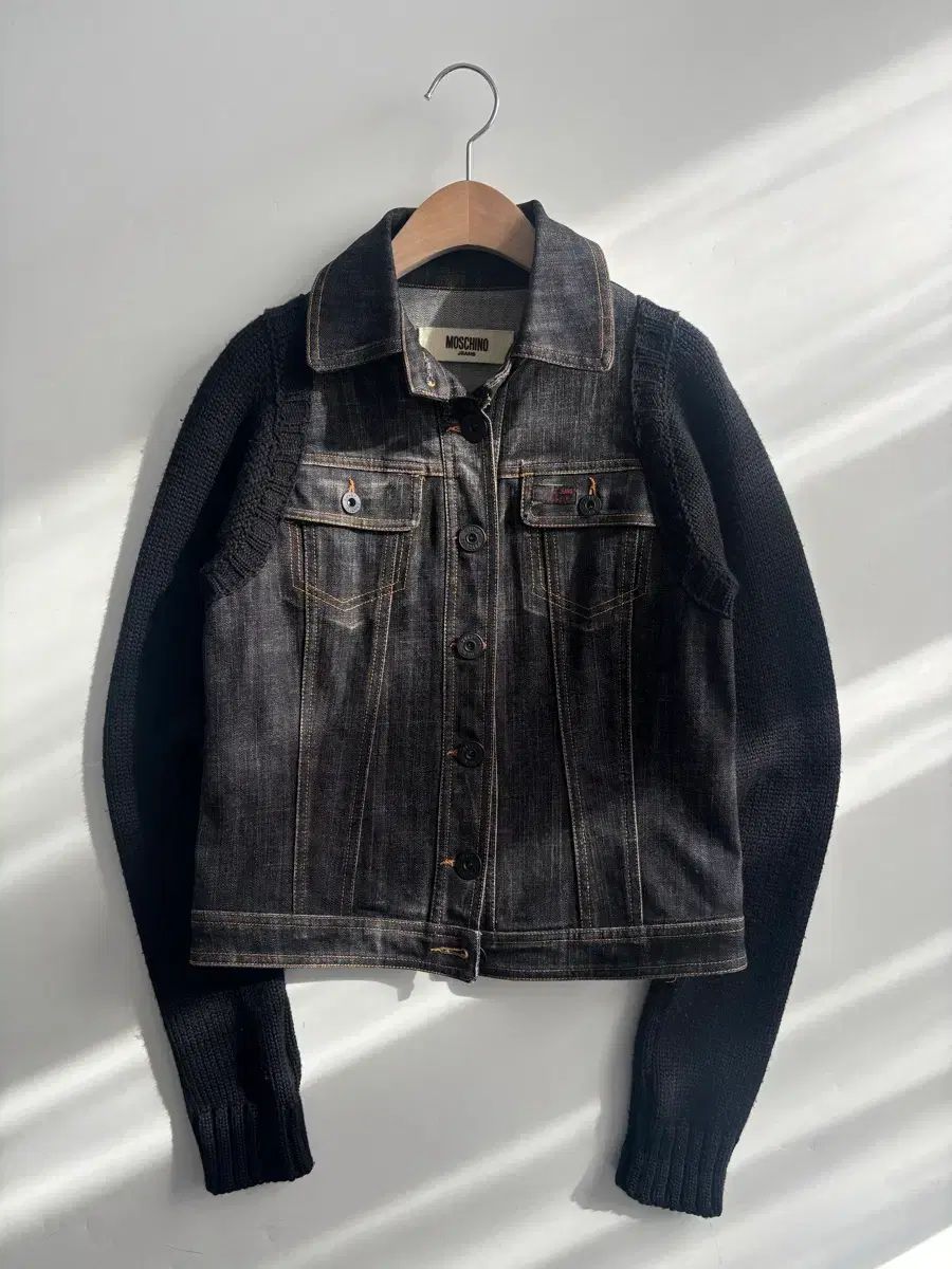 モスキーノ ジーンズ レザージャケット 38 ダークブラウン MOSCHINO Moschino（モスキーノ）メンズ レザージャケット - FARFETCH