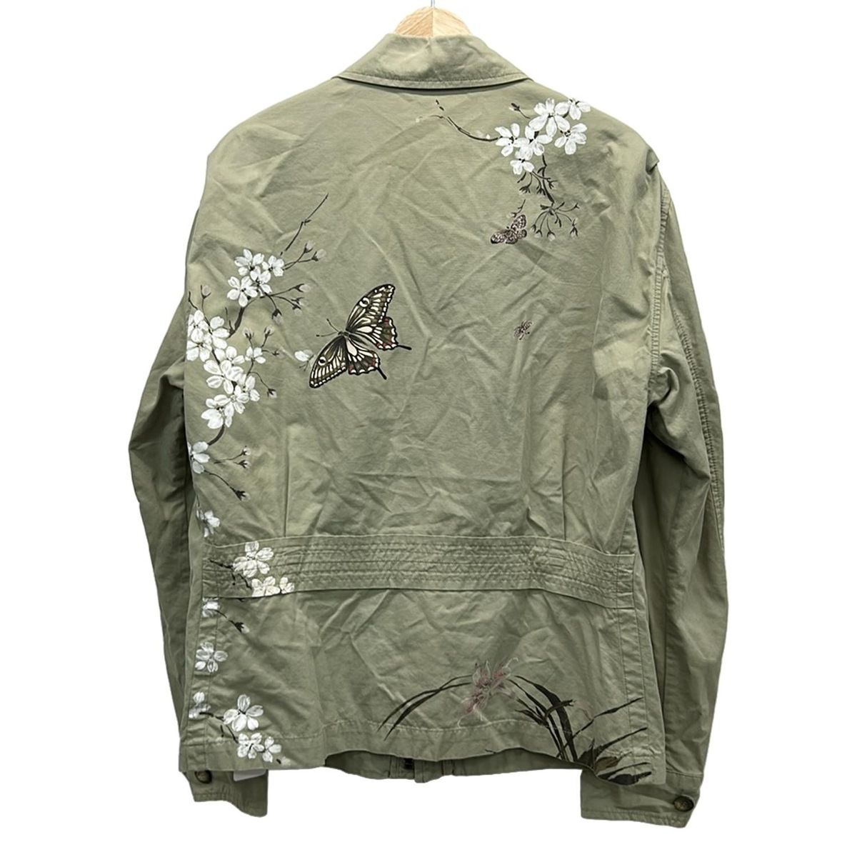 GUCCI グッチ ブルゾン サイズ50 M メンズ - 110250 Z 1159 カーキ 長袖|花柄|春|秋