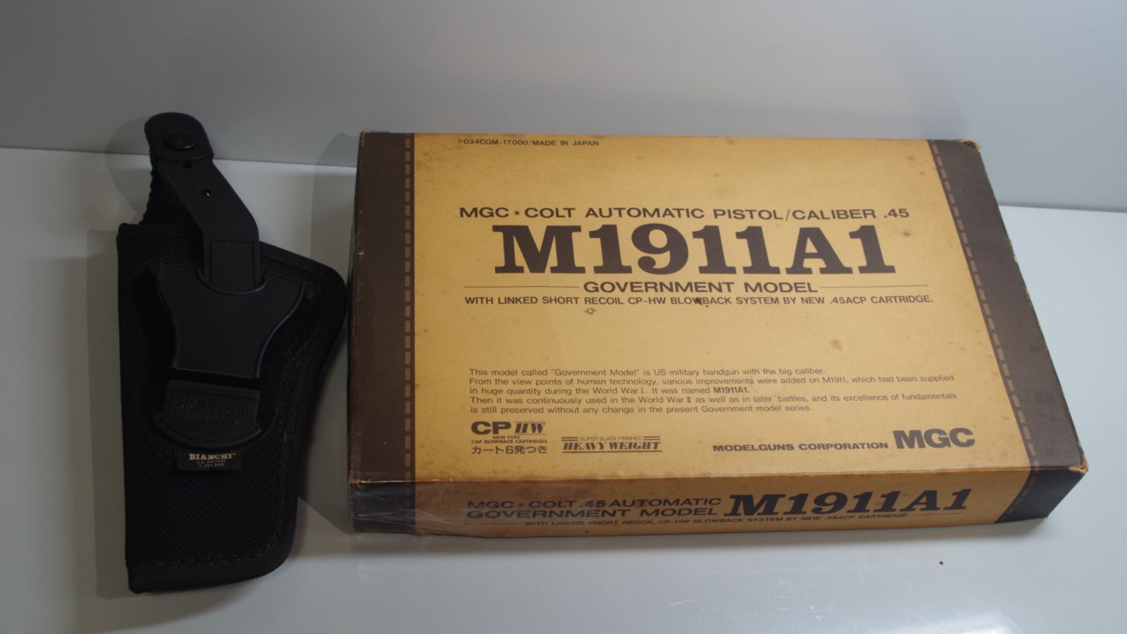 A 3811 MGC M 1911 1 ガバメント HW モデルガン