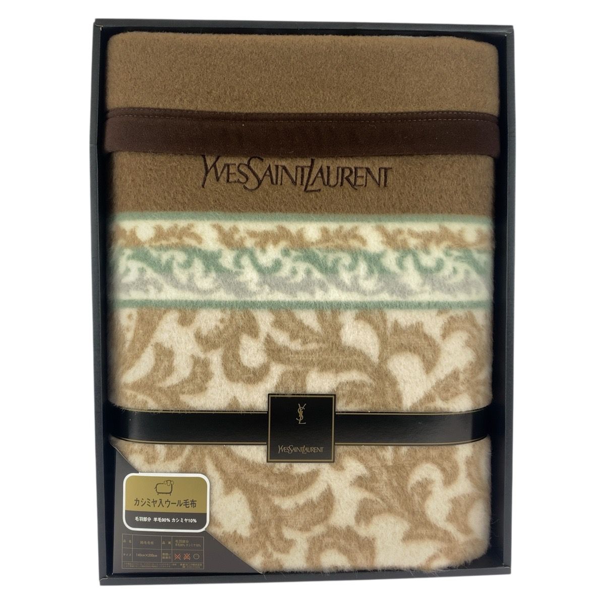 新品未使用 YVES SAINT LAURENT イヴ サンローラン YSL カシミヤ