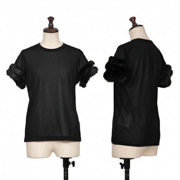 コムデギャルソンCOMME des GARCONS シースルー袖フェイクファー コムデギャルソンCOMME des GARCONS シースルー袖フェイクファー