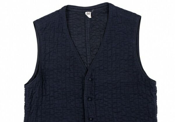 イッセイミヤケ ハートISSEY MIYAKE HaaT 刺し子ベスト 紺M位 - メルカリ