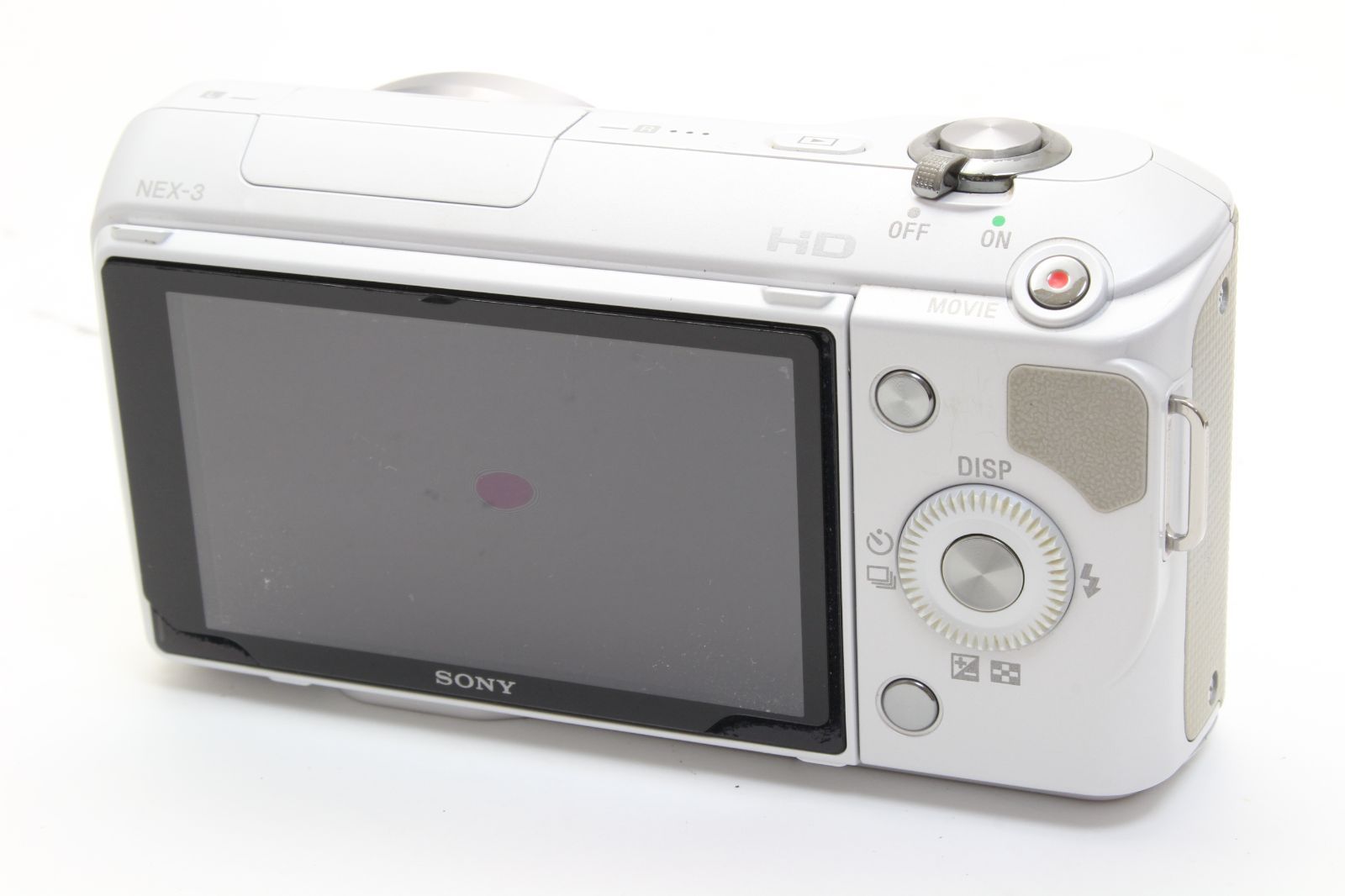D (ジャンク) SONY ソニー NEX-3 ボディ ホワイト 返品不可 12-50