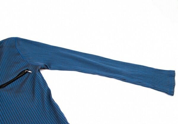 ジャンポールゴルチエJean Paul GAULTIER サテンカラーリブ長袖