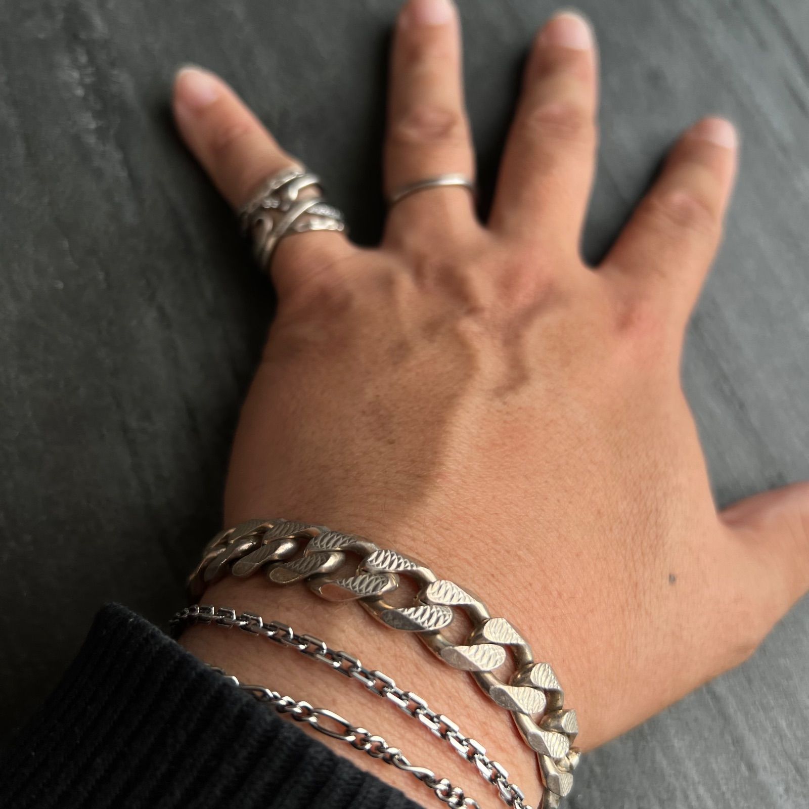 イタリア製 ITALY925 SILVER シルバー925 ヴィンテージ 喜平チェーン