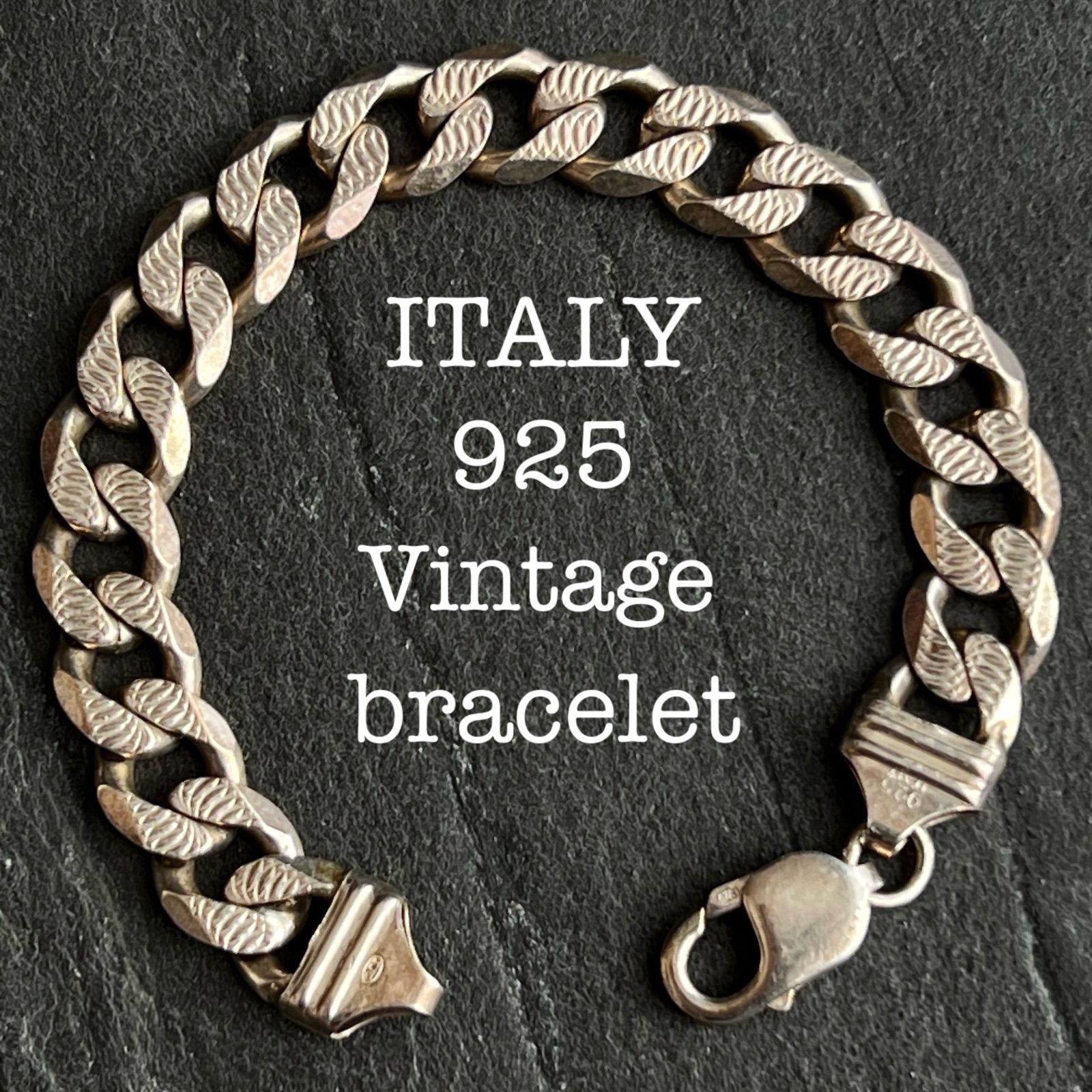 イタリア製 ITALY925 SILVER シルバー925 ヴィンテージ 喜平チェーン イタリア製 ITALY925 SILVER シルバー925 ヴィンテージ 喜平チェーン
