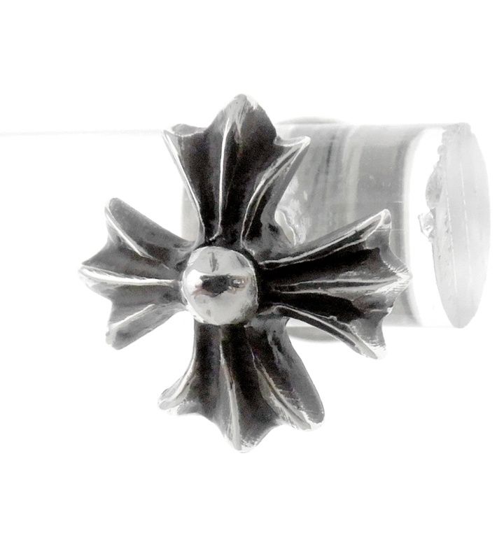 クロムハーツ CHROME HEARTS No 2 CH PLS CHプラス スタッド シルバー ピアス n 10126