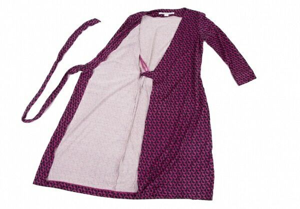 ダイアンフォンファステンバーグDIANE VON FURSTENBERG シルク総柄