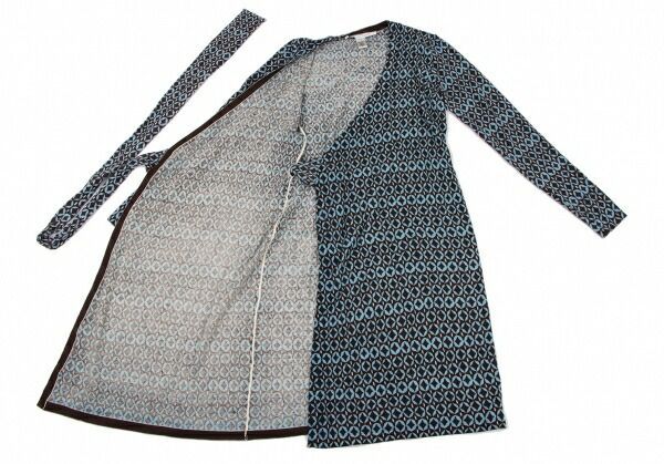 ダイアンフォンファステンバーグDIANE VON FURSTENBERG ウール総柄