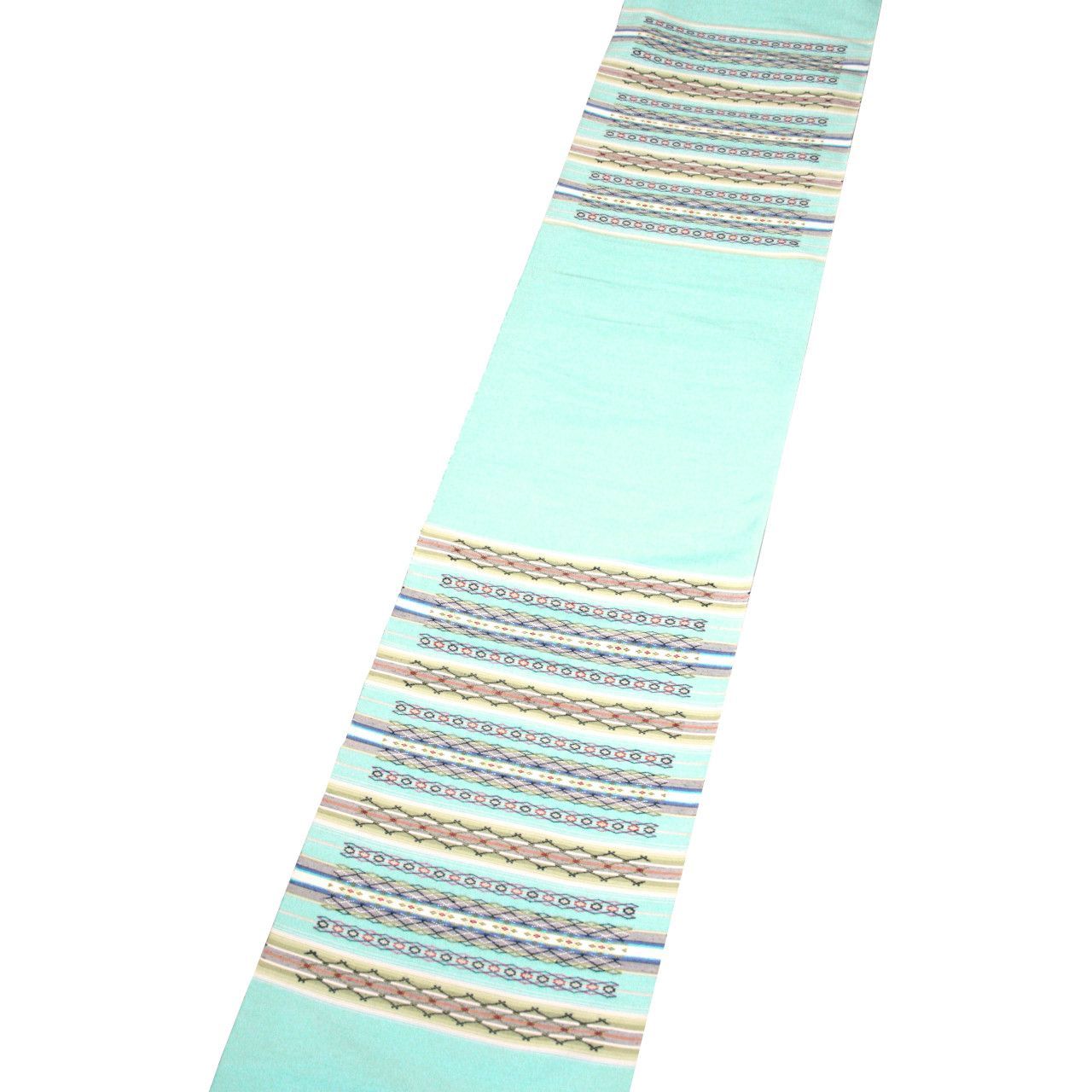 新品 本場琉球 南風原花織 手織 名古屋帯 九寸 お太鼓柄 未仕立て品