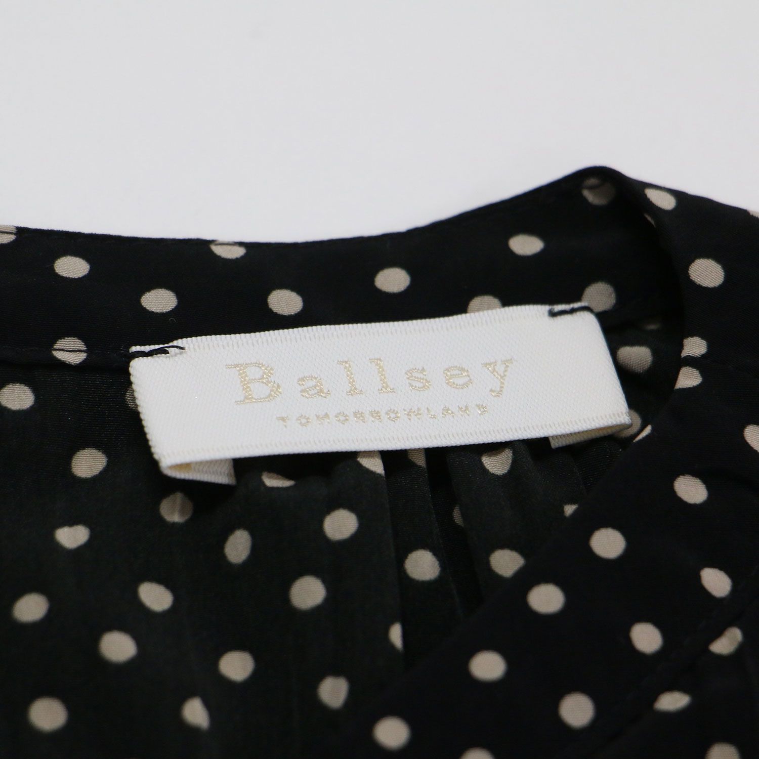 Ballsey ボールジー ブラウス ブラック 黒 サイズ:36(9号) | 24秋冬