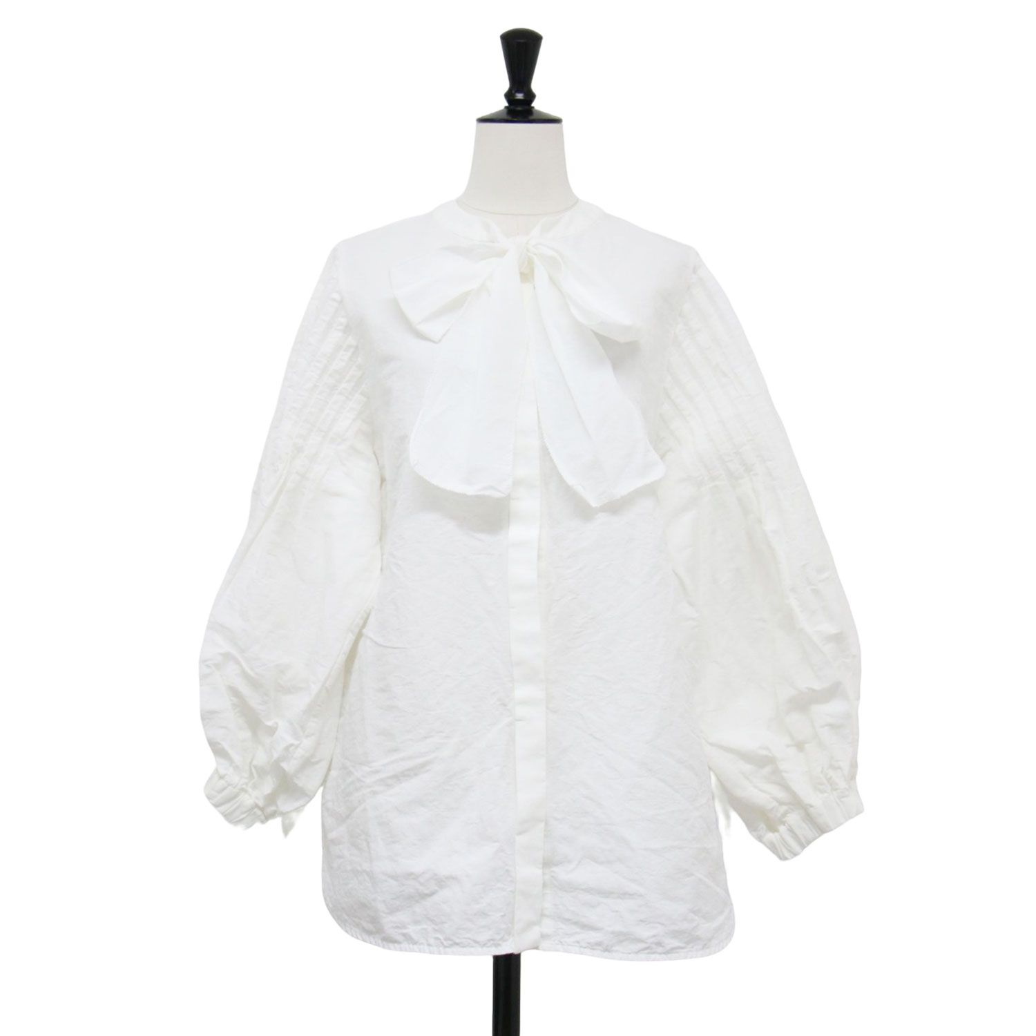 yori ヨリ ブラウス ホワイト 白 サイズ:38(M) | シロコン ピーナッツ