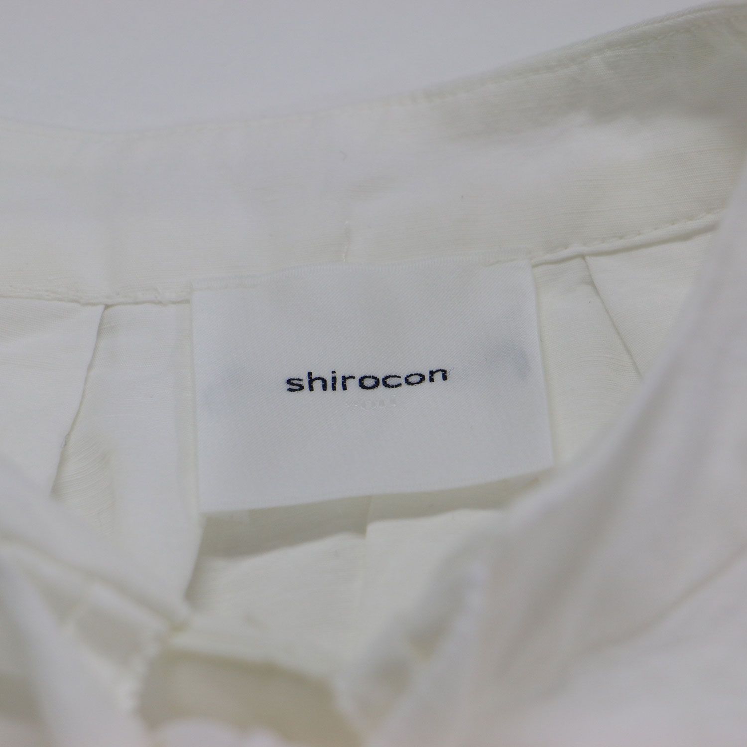 yori ヨリ ブラウス ホワイト 白 サイズ:38(M) | シロコン ピーナッツ