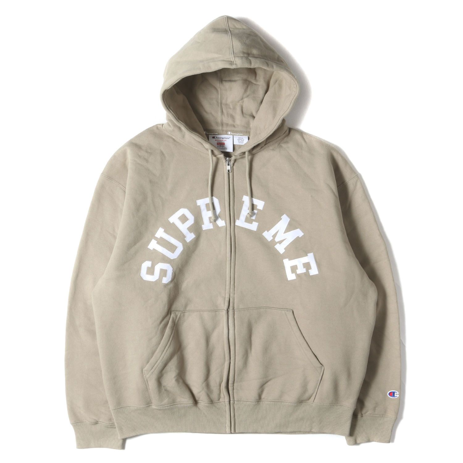 美品】Supreme シュプリーム パーカー タン サイズ:L | 24SS Champion 