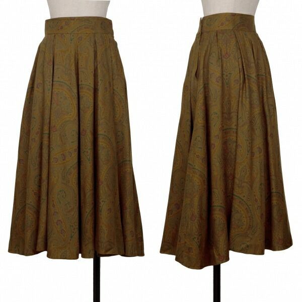 イヴサンローランYves Saint トップ Laurent ペイズリー柄ボックス