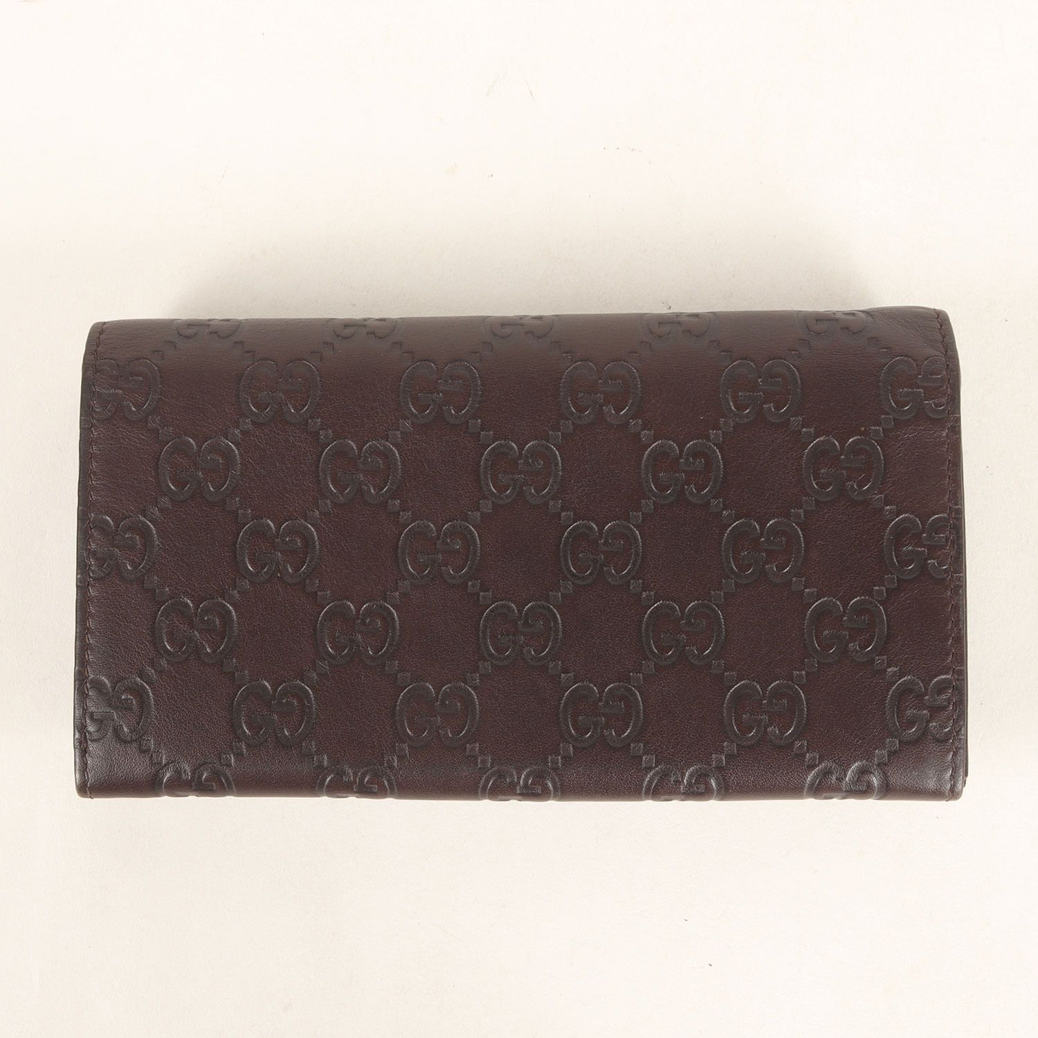 GUCCI グッチ | シマ レザー ロング ウォレット / 財布 (244946・0416