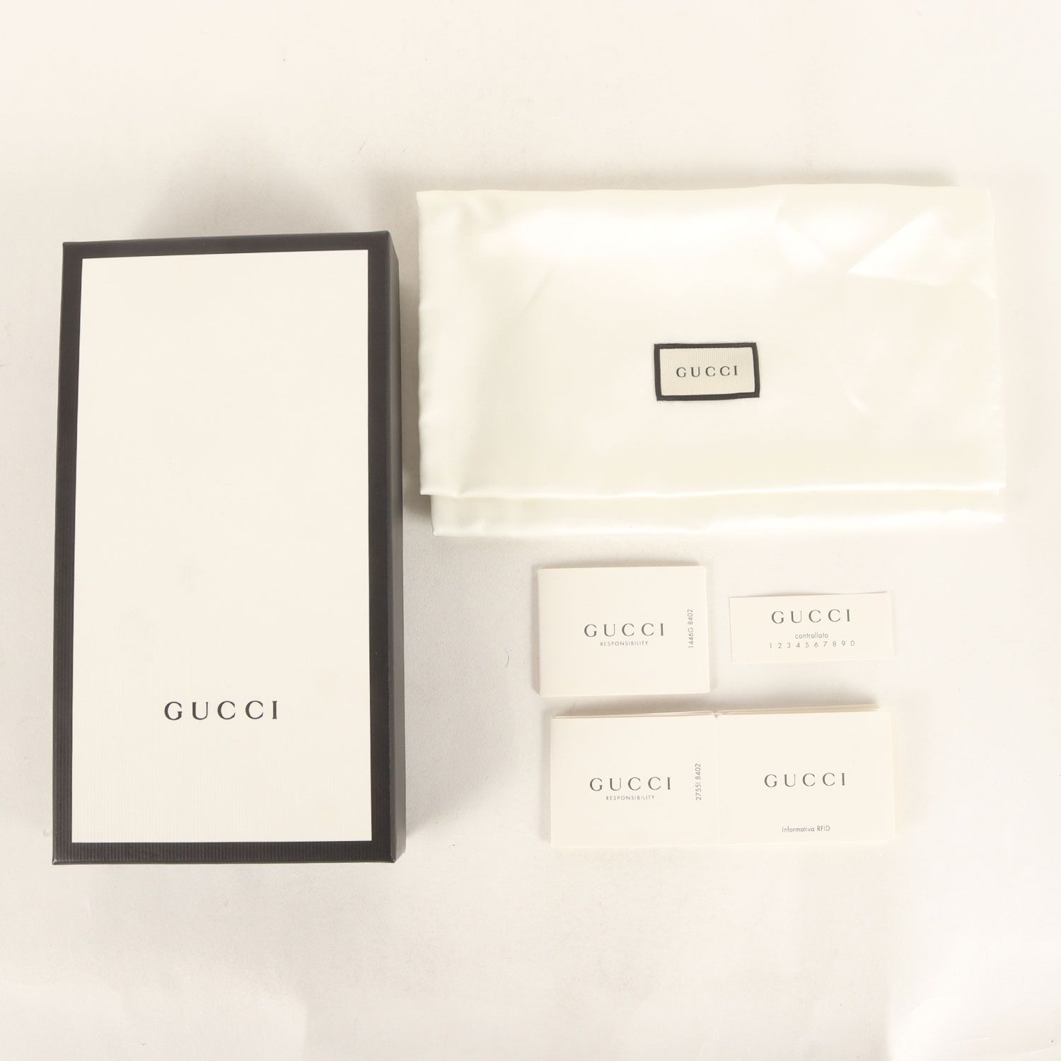 GUCCI グッチ | シマ レザー ロング ウォレット / 財布 (244946・0416