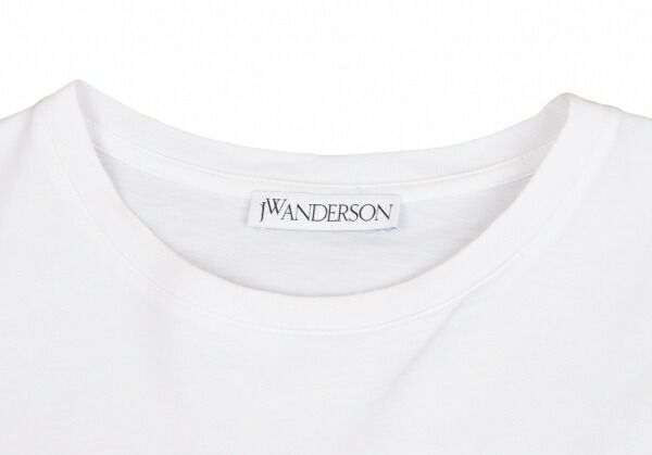 ジェイダブリューアンダーソンJW ANDERSON アシンメトリースリーブTシャツ 白M