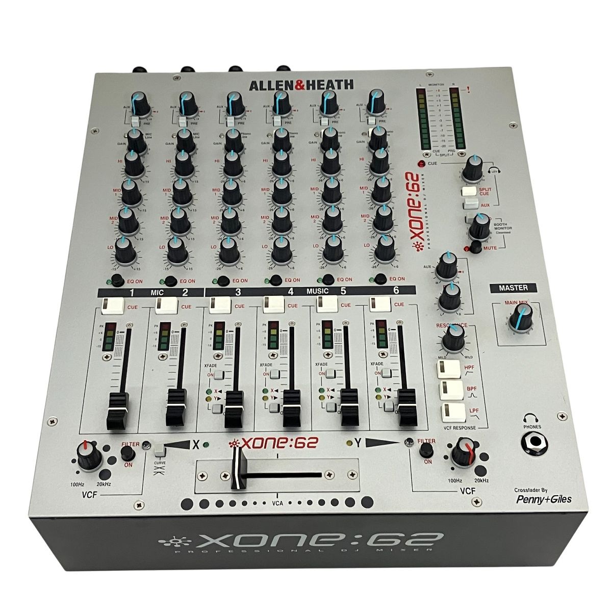 美品 ALLEN＆HEATH XONE:62 DJミキサー ALLEN&HEATH XONE:62 DJミキサー アレンアンドヒース 音響機材 中古