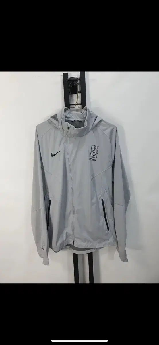 ナイキ 韓国国家代表 レインジャケット 22 24 STORM FIT ストームフィット COACH コーチ ウィンドブレーカー グレー L 100