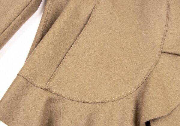 EMPORIO ARMANI エンポリオアルマーニ スプリングコート フリル エンポリオアルマーニEMPORIO ARMANI ウールナイロン裾フリル