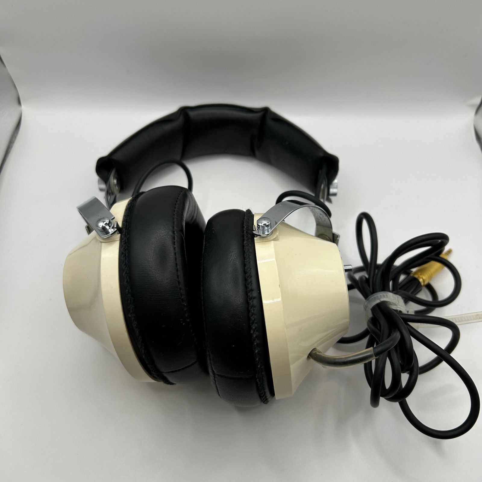 TOSHIBA 東芝 HR 50 X 8Ω 2 WAY STEREO PHONE 有線ヘッドホン アンティーク ヴィンテージ レトロ