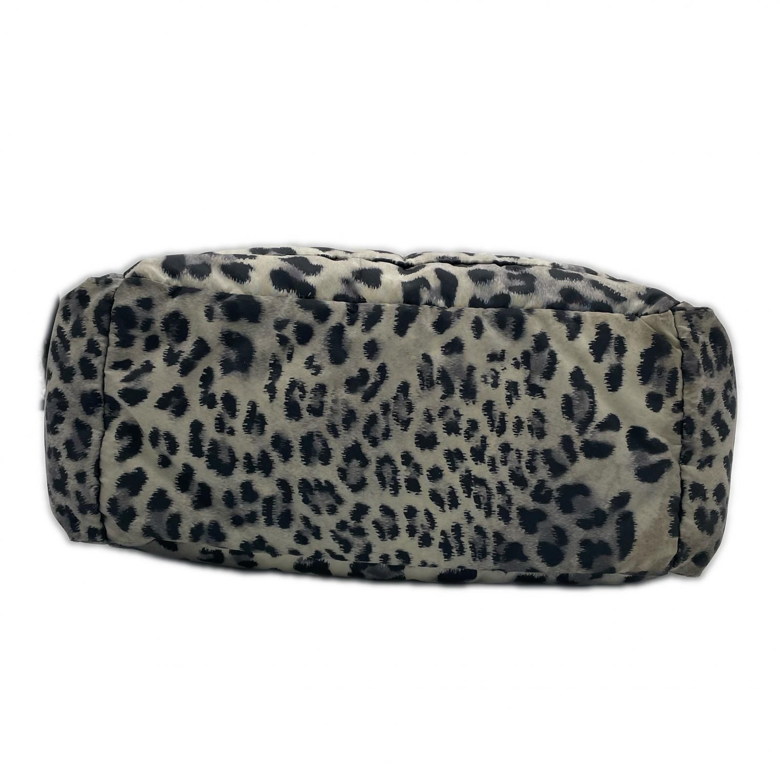 中古 ブリーフィング BRIEFING カートバッグ カーキ系 ヒョウ柄