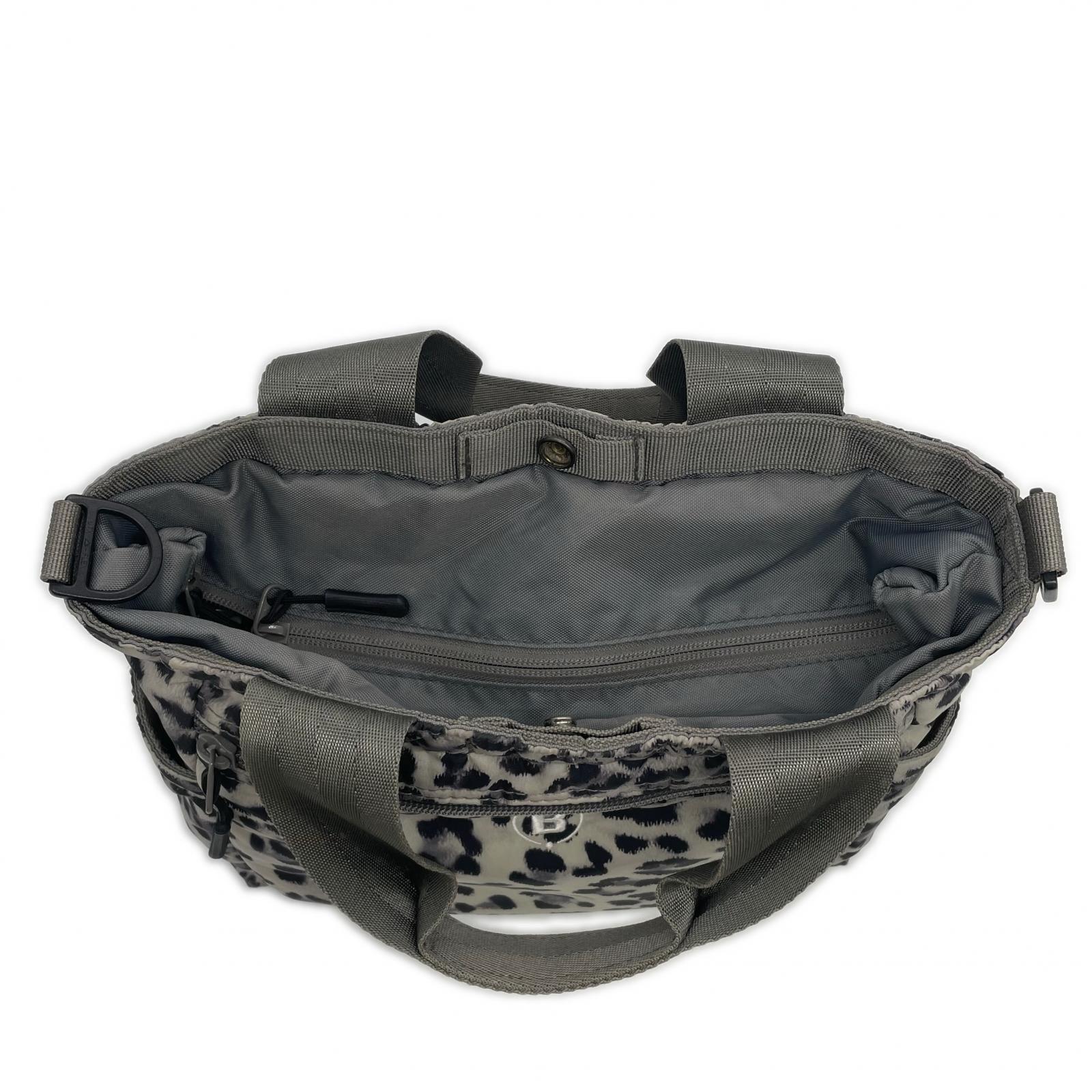 中古　ブリーフィングセット　セーター・カートバック 中古 ブリーフィング BRIEFING カートバッグ カーキ系 ヒョウ柄