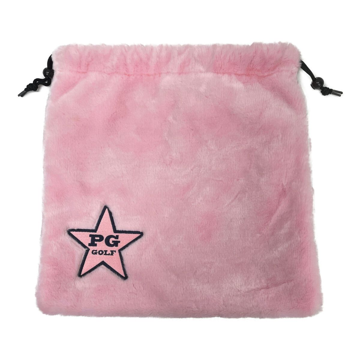 中古 パーリーゲイツ PEARLY GATES シューズケース ピンク ボア素材