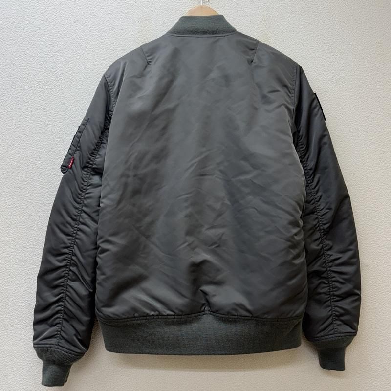 ファクト ロゴ スカル ワッペン MA-1 ミリタリー ボンバー ジャケット