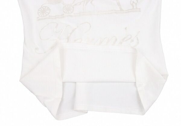 オファー エルメスHERMES コットンロゴプリントクロスストラップ