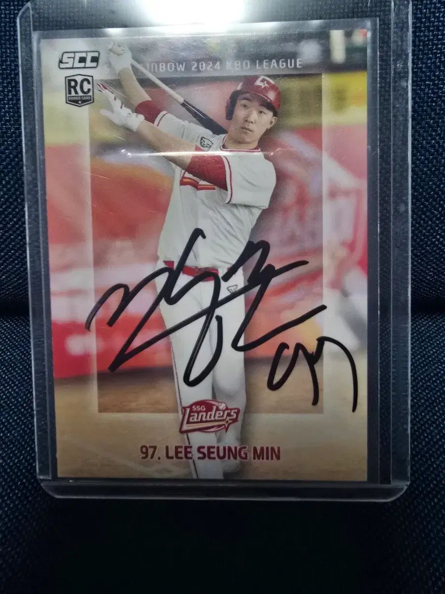 SSG LANDERS スンミン(SEUNGMIN) IN サイン入り カード