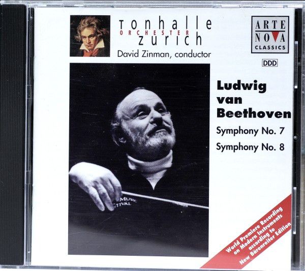 欧CD Ludwig van Beethoven, David Zi Symphonies 7 & 8 74321563412