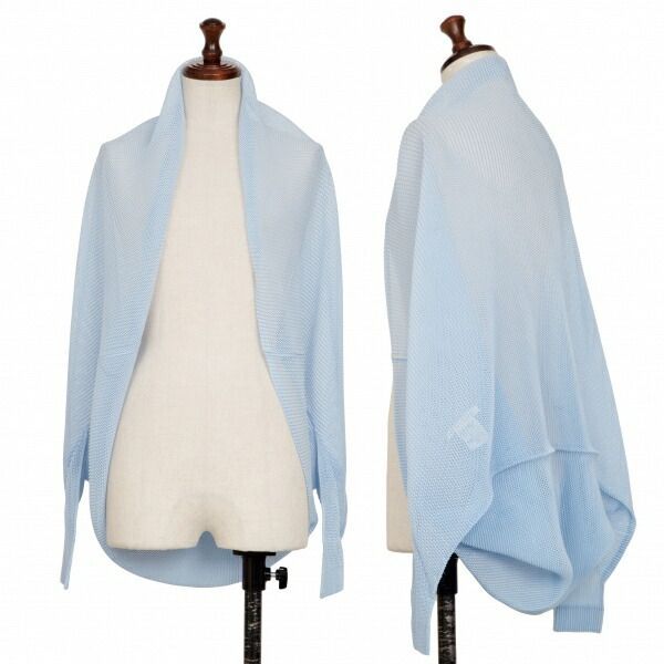 プリーツプリーズ　メッシュボレロ プリーツプリーズPLEATS PLEASE プリーツメッシュボレロ 水色F - メルカリ