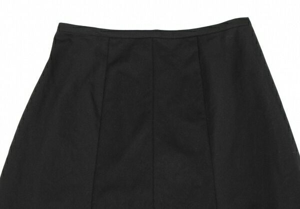 コムデギャルソンCOMME des GARCONSポリ天竺切替デザインスカート 黒M