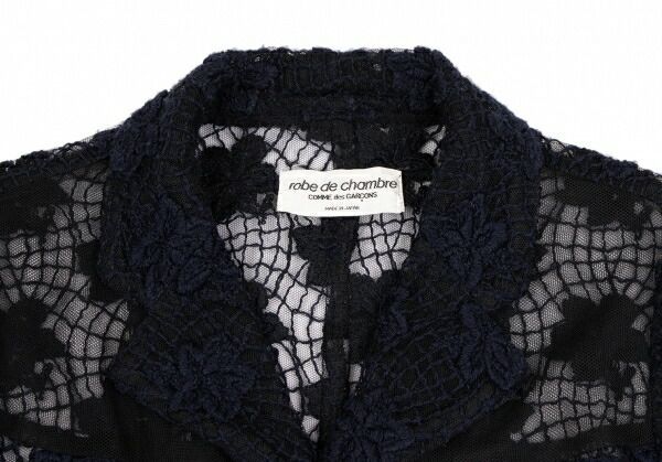 ローブドシャンブルコムデギャルソンの刺繍ジャケット ローブドシャンブル コムデギャルソンrobe de chambre COMME des