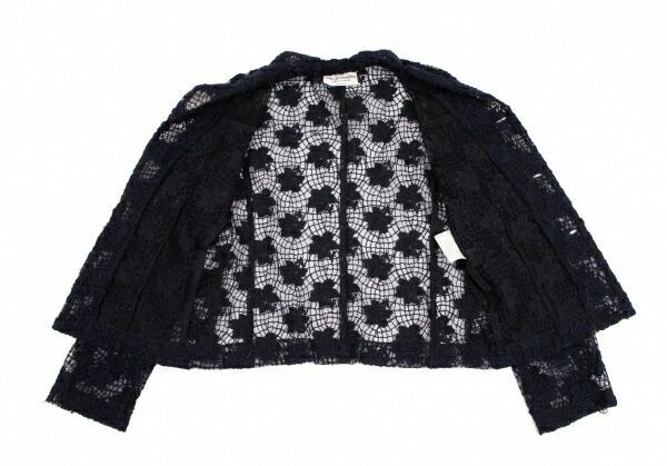 ローブドシャンブルコムデギャルソンの刺繍ジャケット ローブドシャンブル コムデギャルソンrobe de chambre COMME des