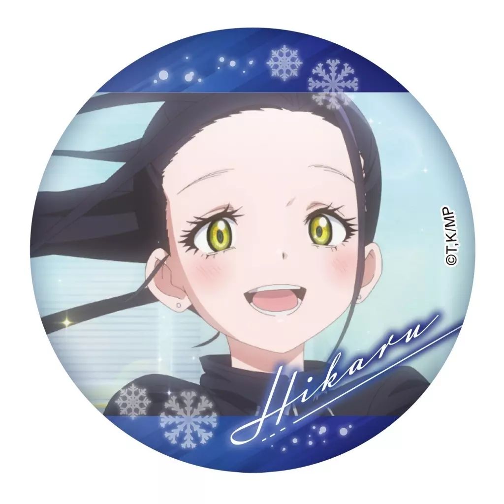 中古】バッジ・ビンズ 狼嵜光(A) 「メダリスト ラメ缶バッジ 場面写Ver