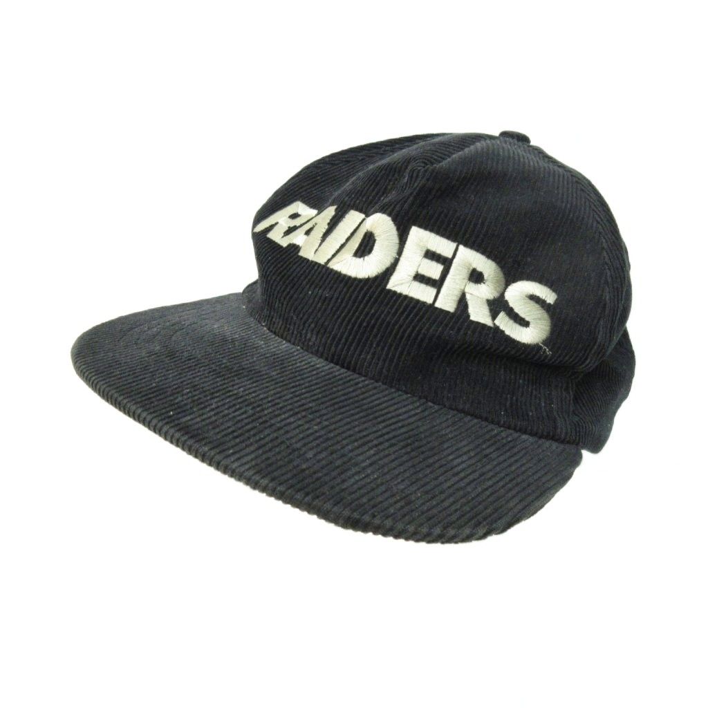 ヴィンテージ VINTAGE 80 s～ レイダース キャップ コーデュロイ 黒 ブラック
